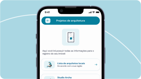 Tela de serviços